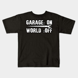 Garage On Off Kids T-Shirt